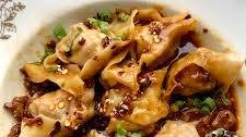 Vivian's Spicy Sichuan Wontons w/Crispy Pork & Scallions