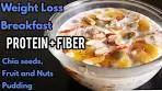 Weight Loss Breakfast With Chia Seeds Fruits & Nuts Pudding ...