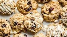 White Chocolate Chip And Cherry Oatmeal Cookies