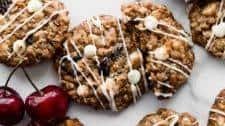 White Chocolate Chip Cherry Oatmeal Cookies