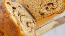 Whole Wheat Cinnamon Raisin Swirl Bread