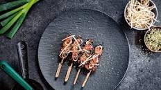 Yakitori with teriyaki sauce