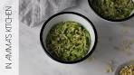 Zucchini Noodle Dish with Pesto Sauce