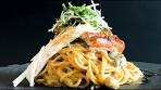 【How to make Japanese style carbonara with eel KABAYAKI!!】