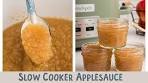 🍏Slow Cooker Applesauce! (So much better than storebought!)🍏