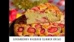 🍓Strawberry Rhubarb Summer Bread🍰