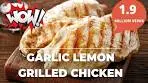 🍗 Lemon & Garlic Juicy Grilled Chicken Breast Recipe - Easy ...