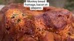 🥓🧀Monkey bread cheddar & bacon🧀 Une recette que j’ai ...