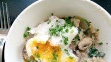 10-Minute Savory Quick Oats with Poached Egg