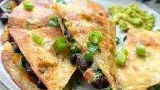 15 Minute Loaded Veggie Quesadillas