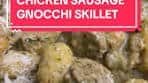 20 Minute Pesto Chicken Sausage Gnocchi Skillet Recipe