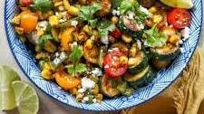 20 Minute Zucchini and Corn Fiesta Salad