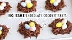 3-Ingredient Chocolate Coconut Nests | Vegan + Gluten-Free