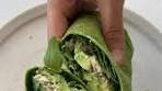 3 ingredient spinach wraps - 2 eggs, 1 cup spinach, 2 tbsp ...