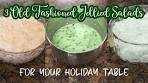 3 OLD FASHIONED JELLIED SALADS | Holiday Side Dishes