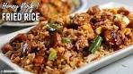 30 Minute Honey Pork Fried Rice 🍚