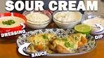 5 Easy SOUR CREAM Dips, Dressings and Sauce Recipes