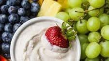 5-Minute Yogurt Fruit Dip (Easy & Healthy!)