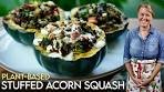 A MUST TRY Plant-Based Stuffed Acorn Squash w/ Lemon ...