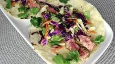 Ahi Tuna Tacos With Cilantro Lime Slaw