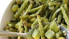 Air Fried Parmesan Green Beans and Okra Recipe