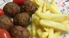 Airfryer Meatballs adjusted for Gallbladder Diet