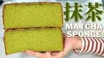 Amazing Matcha Green Tea Sponge Cake Recipe | 抹茶 ...