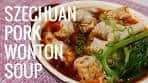 An EASY WAY to cook Szechuan Pork Wonton Soup 四川抄手