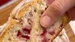 Angela Allison | Strawberry Rhubarb Bread is a deliciously ...