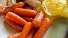 Apple and Honey Glazed Baby Carrots