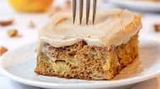 Apple Cake with Brown Butter Cream Cheese Icing