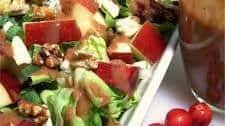 Apple Walnut Salad with Cranberry Vinaigrette