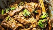 Asian Beef and Broccoli Noodles