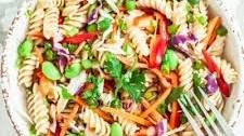 Asian Pasta Salad with Sesame Ginger Dressing