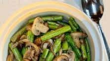 Asparagus Mushroom Saute