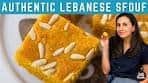 Authentic Lebanese Turmeric Cake | Sfouf