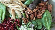 Autumn Cobb Salad with Pomegranate Vinaigrette