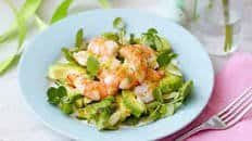 Avocado and prawn salad