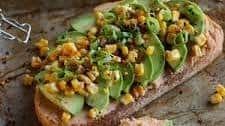 Avocado Toast with Chipotle Bean Spread