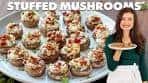 Bacon & Cheese Stuffed Mushrooms - Perfect for Any Gathering