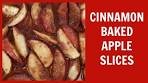 Baked Apple Slices Recipe | Easy 4 Ingredient Cinnamon ...