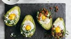 Baked Eggs in Avocado