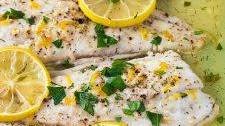 Baked Lemon Butter Flounder