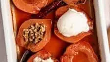 Baked Quince With Honey