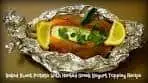 Baked Sweet Potato With Herbed Greek Yogurt Topping ...