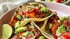 BBQ Salmon Tacos