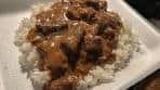 BEEF TIPS AND MUSHROOM GRAVY OVER RICE|SUNDAY ...