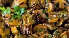 Beef Tips with Mushroom Gravy