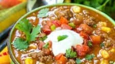 Beefy Taco Soup