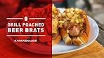 Beer-Poached Grilled Apple Brats | Chef Eric Recipe